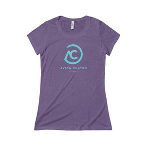Blue AC Logo Short Sleeve Tee - Avion Cuatro