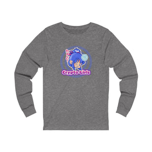 Crypto Girls Anime Long Sleeve Tee