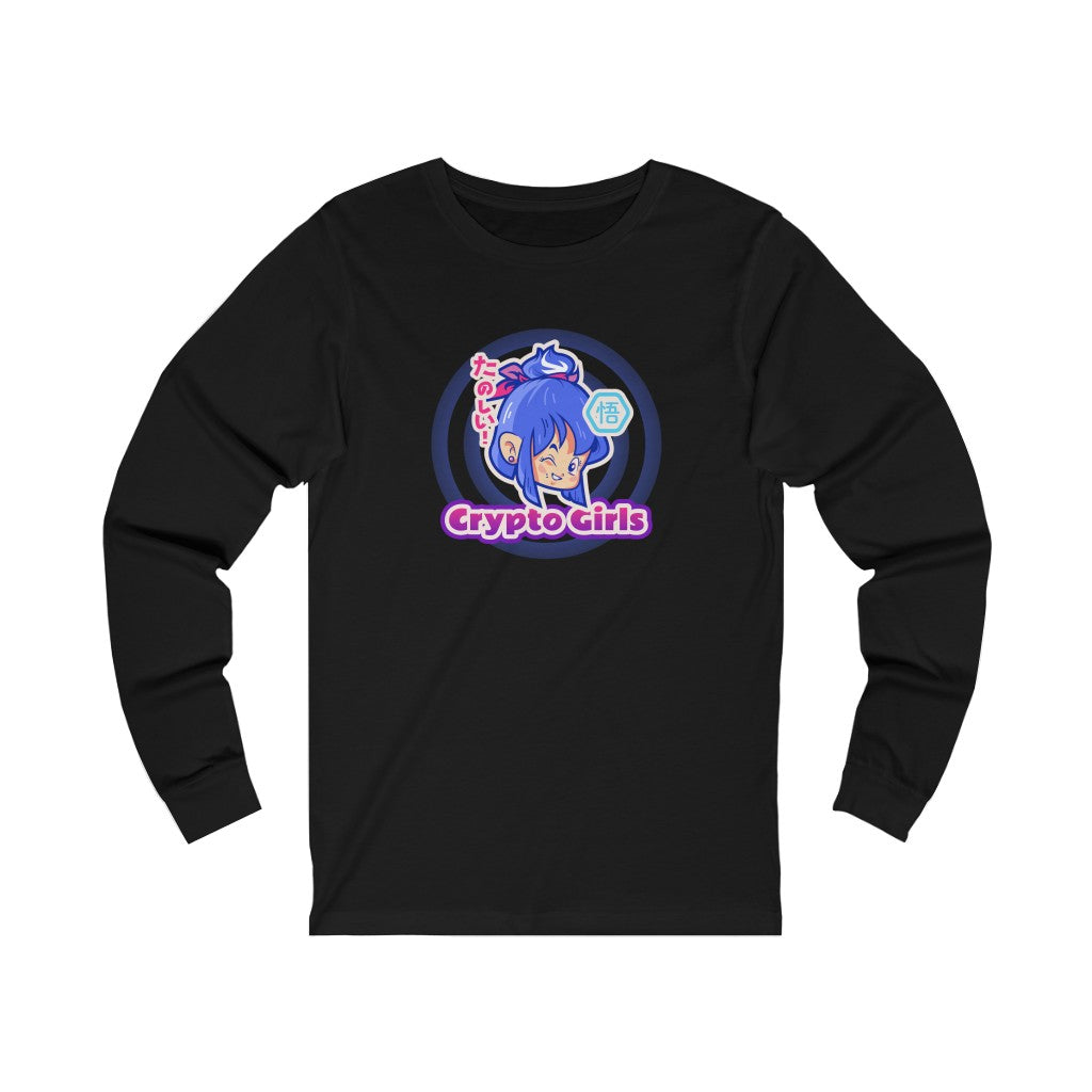 Crypto Girls Anime Long Sleeve Tee