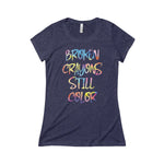 Triblend Broken Crayon Tee - Avion Cuatro