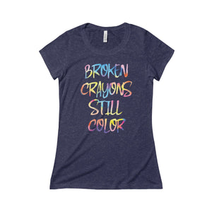 Triblend Broken Crayon Tee - Avion Cuatro