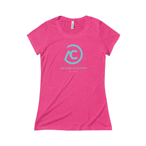 Blue AC Logo Short Sleeve Tee - Avion Cuatro