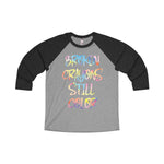Women's Broken Crayon 3/4 Raglan Tee - Avion Cuatro