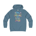 Girlie Broken Crayon College Hoodie - Avion Cuatro