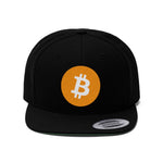Bitcoin Flat Bill Hat