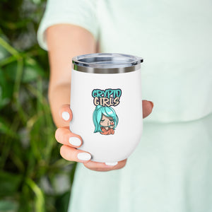 Crypto Girls Wine Tumbler