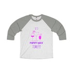 Mommy Juice Tri-Blend 3/4 Raglan Tee - Avion Cuatro