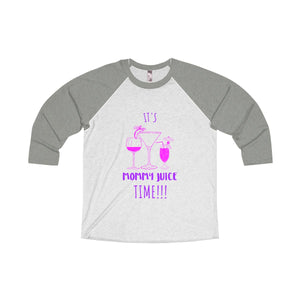 Mommy Juice Tri-Blend 3/4 Raglan Tee - Avion Cuatro