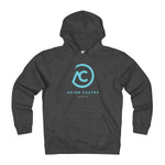 Blue AC Logo Heavyweight Fleece Hoodie - Avion Cuatro