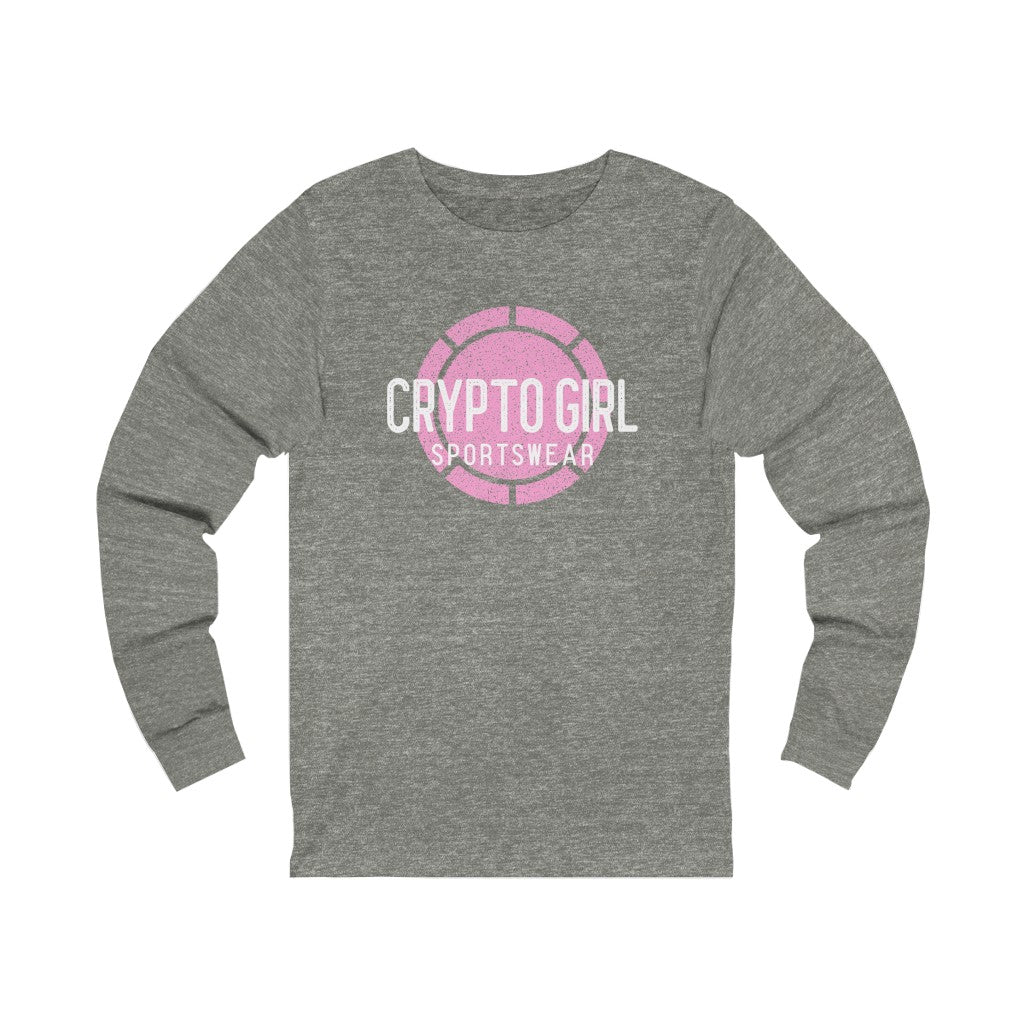 Crypto Girl Sportswear Long Sleeve Tee