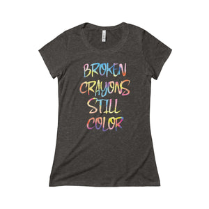 Triblend Broken Crayon Tee - Avion Cuatro