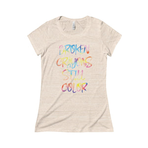 Triblend Broken Crayon Tee - Avion Cuatro