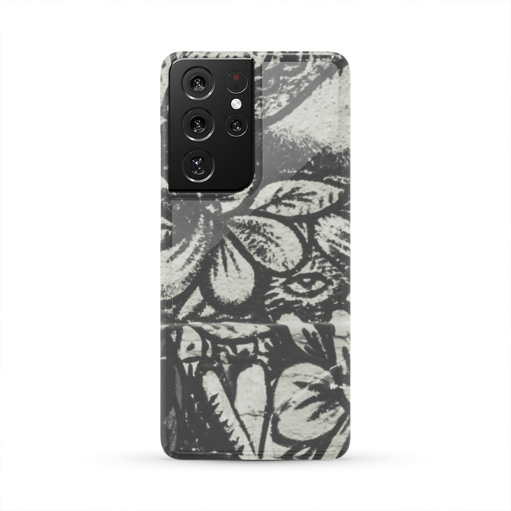 BW Flower Phone Case
