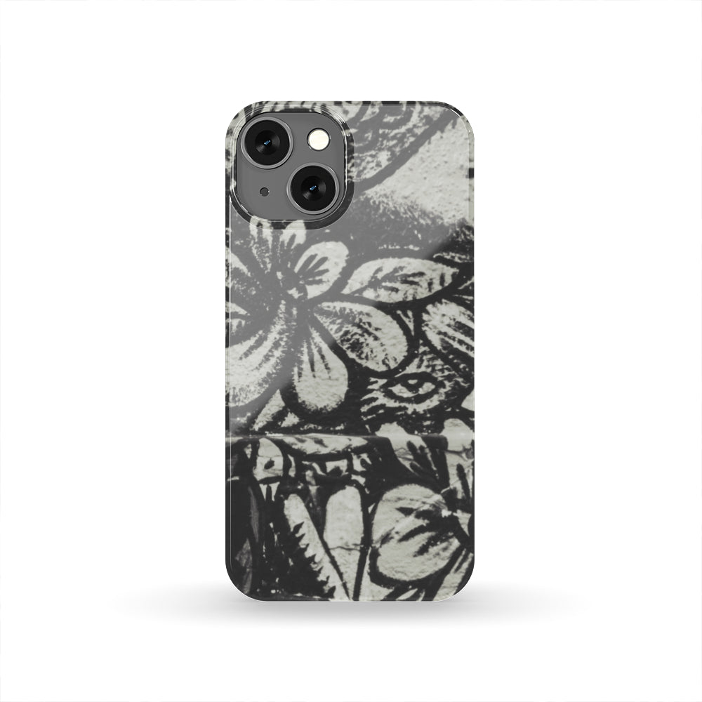 BW Flower Phone Case