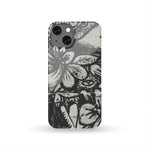BW Flower Phone Case
