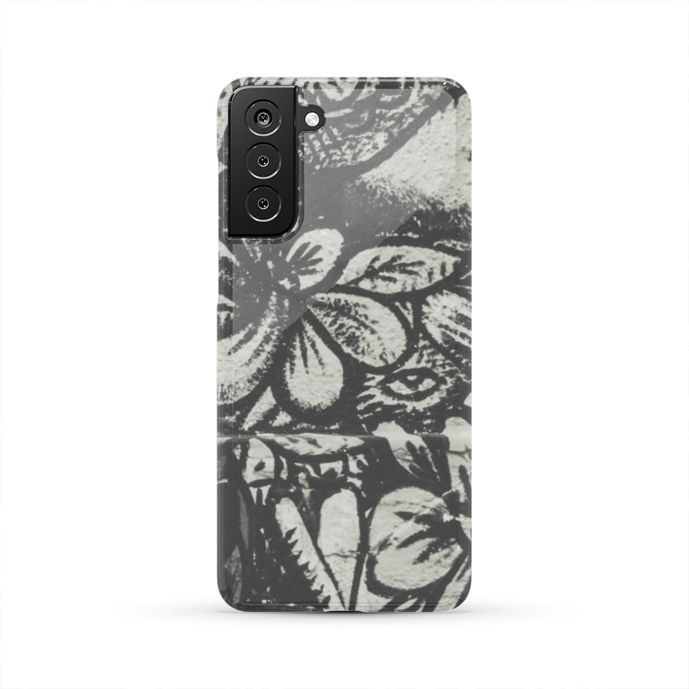 BW Flower Phone Case
