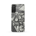 BW Flower Phone Case