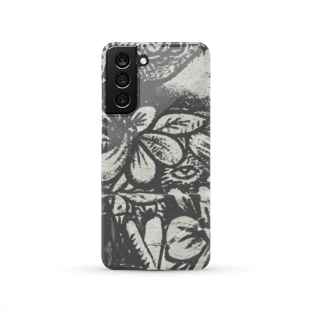 BW Flower Phone Case