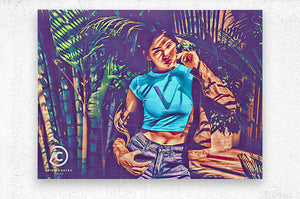 Brushed Metal Print